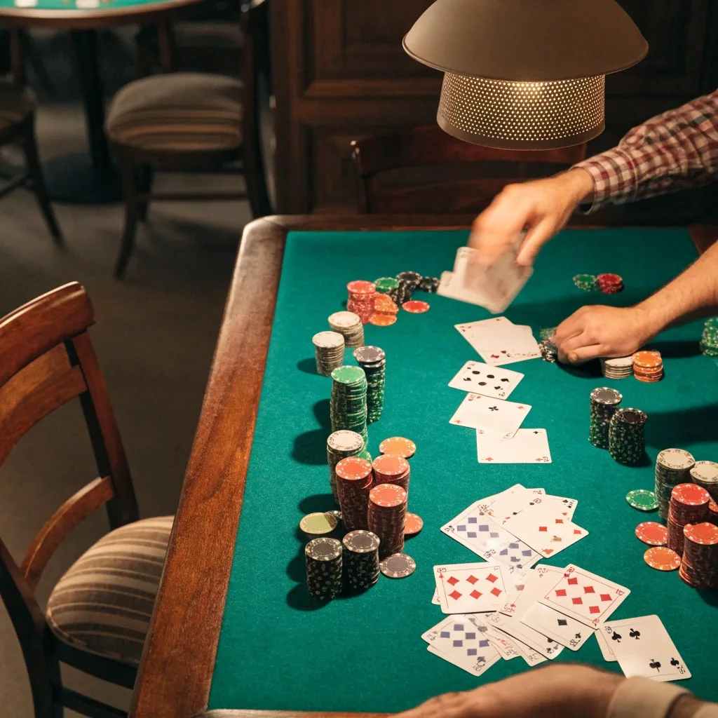 Kącik lounge z niską lampą na stoliku